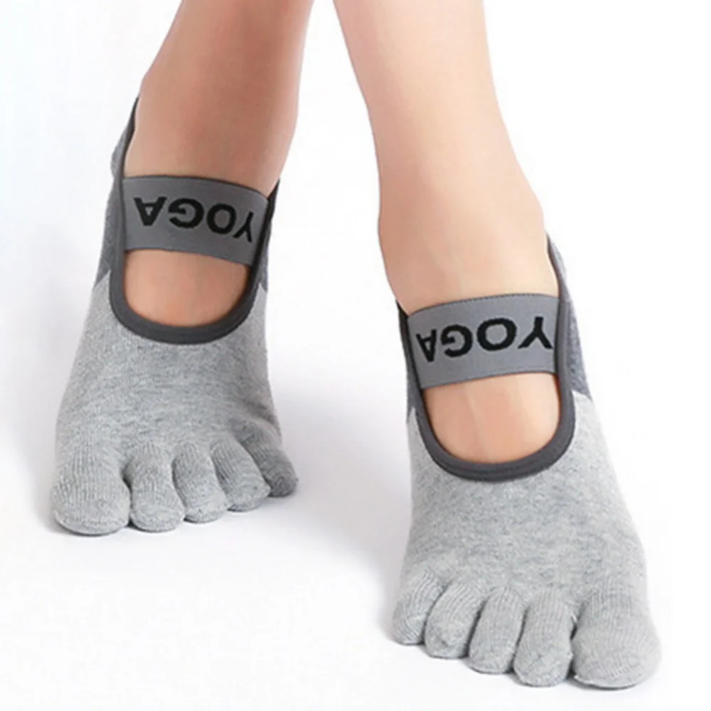 

For Yoga Pilates Ballet Barre Dancers Bandage Women Yoga Socks Damping Pilates Ballet Socks Cotton Quick-Dry Quick-Dry Socks