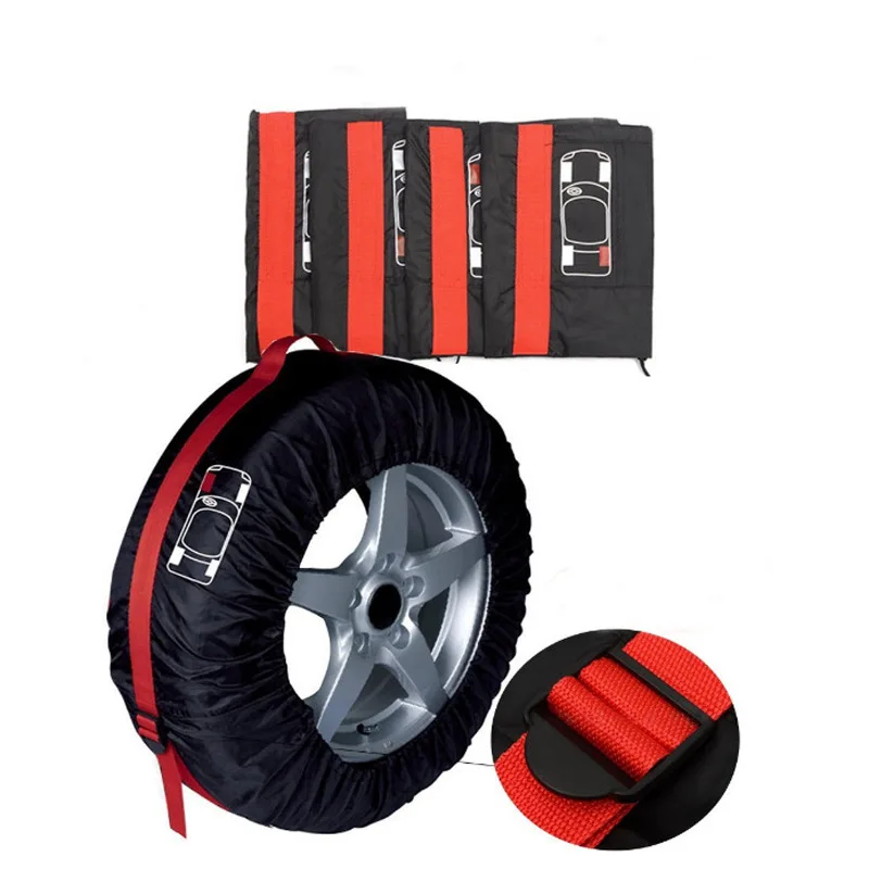 

Car Spare Tire Protective Cover 1PC, 4PCS Car Spare Tire Storage Bag Car Tire Parts Dustproof