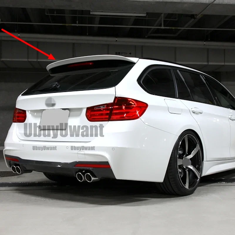 Фото Для BMW F31 3 серии Wagon 320i Touring, оптовая продажа, задняя крышка багажника из углеродного волокна, автомобильный спойлер, крылья с утиным хвостом, 2013-2018 №1