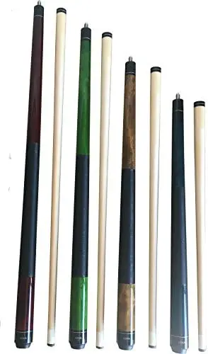

of Mixed Length Cues LS, Canadian Hard Rock Maple Billiard Pool Cue Sticks, Short, Kids Cues