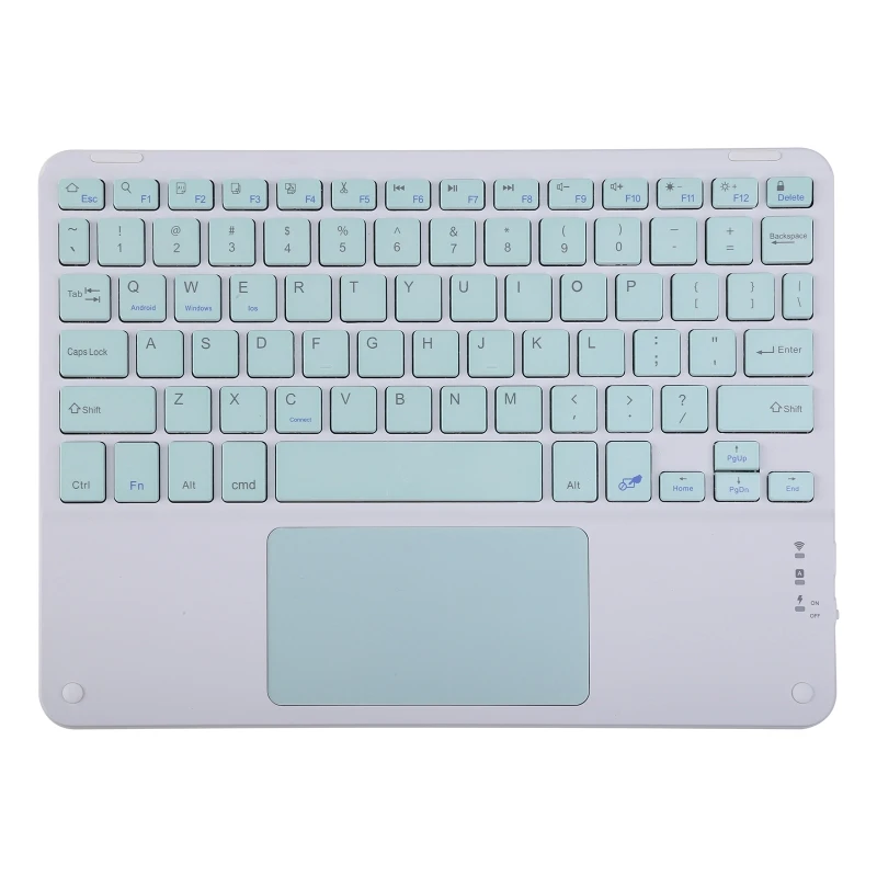 

Wireless Bluetooth-compatible Keyboard with Touchpad USB Rechargeable Built-in Multi-Touch for PC Laptop Mobile Phone