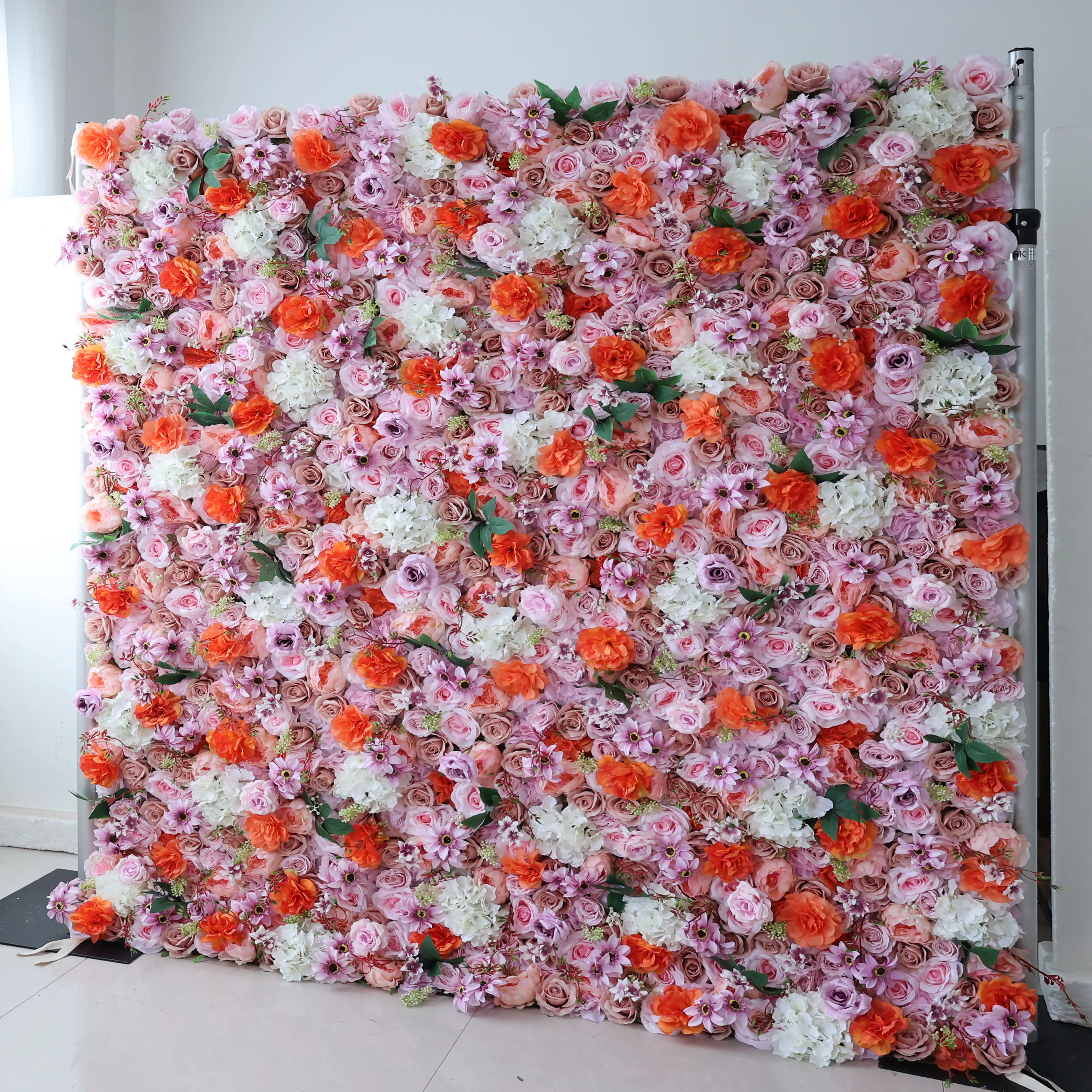 YuLiFlower искусственное растение на стену 3D свернутый розовый цветок Фотофон