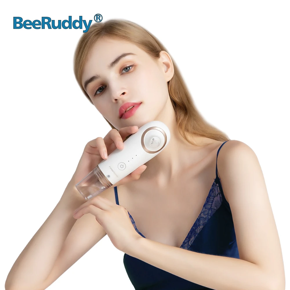 

BeeRuddy Electric Small Bubble Cleaner Blackhead Remover Beauty Machine Water Cycle Cleaning For Women Facial Cleaning Skin Care