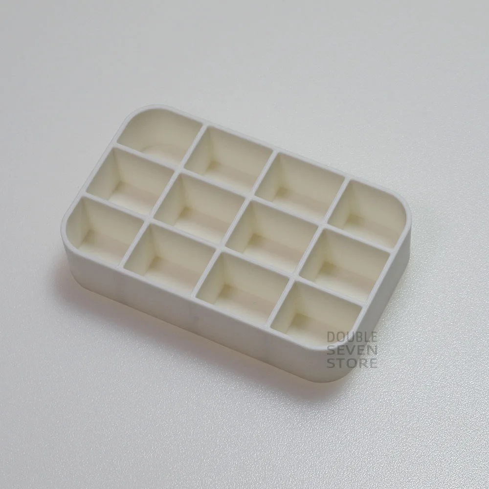 Металлический жестяной поднос Белый Органайзер художественная палитра