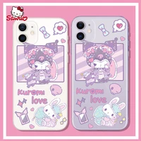 sanrio kuromi soft case for iphone 13 13 pro 13 pro max 12 12 pro 12 pro max 11 11 pro 11 pro max x xs max xr cute phone case