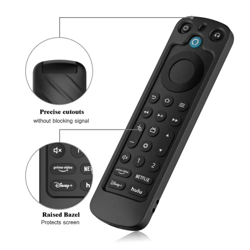 

New Cover Durable Washable Shockproof Remote Voice Remote Control Accessories For Amazon Alexa Voice Silicone Cover