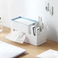 tissue box multifunctional desktop tissue box home living room pumping paper box office stationery sundries storage box