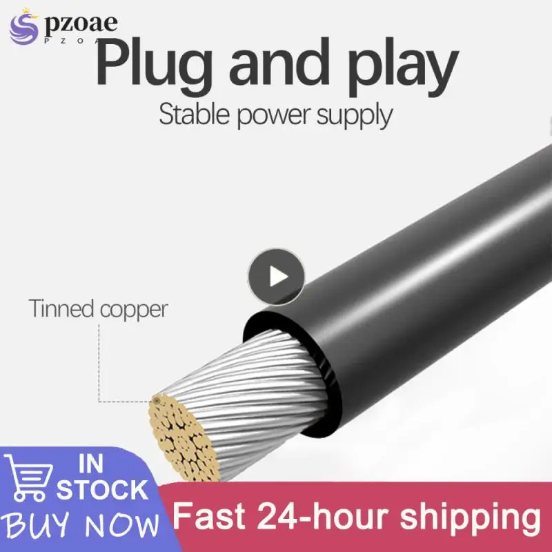 

Durable And Easy To Break Hdd Ssd Pc Server Black High Current Power Power Cable Cord Lead Computer Peripherals Firm Toughness