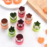 3pcsset stainless steel cutters cook tools fruit cutting die plastic handle star heart shape vegetables cutter kitchen gadgets