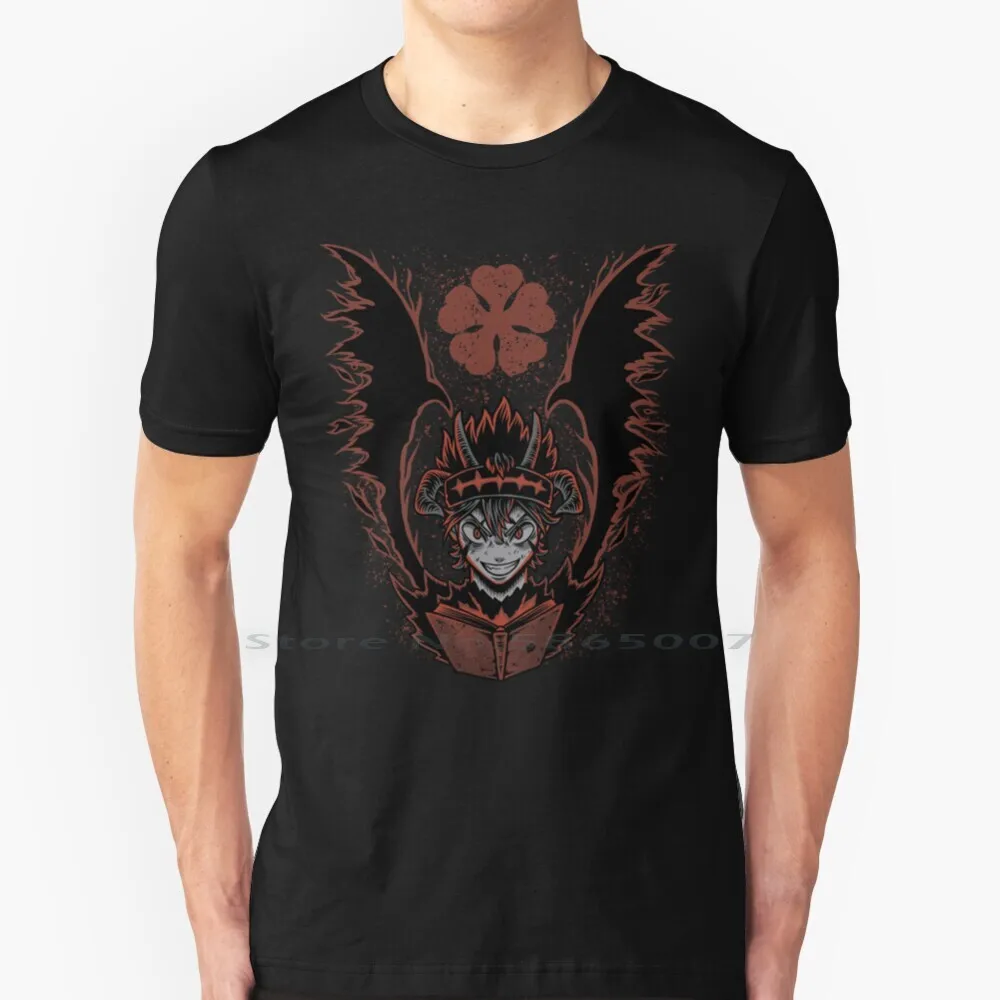 

Asta The Demon Clover T Shirt 100% Cotton Asta Black Clover Yuno Black Clover Yuno Asta Black Clover Anime Asta The Demon Black