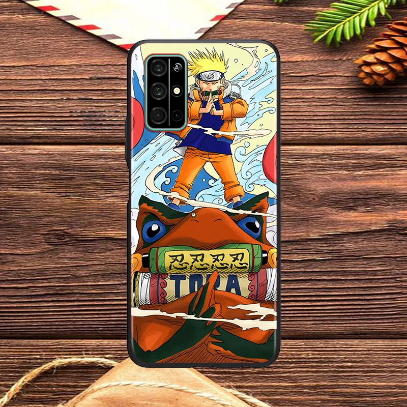 Модный постер манга наруто для Huawei Honor 20 10 9S 9A 9C 9X 8X MAX 9 Lite 8A 7C 7A Pro черный чехол