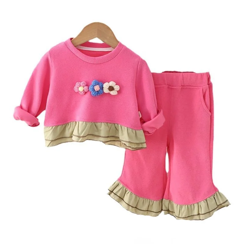 

New Spring Autumn Baby Clothes Suit Infant Girls Outfits Children T-Shirt Pants 2Pcs/Sets Toddler Casual Costume Kids Tracksuits