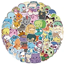 10/30/50PCS Cute Pokemon Anime Cartoon Stickers Car Guitar Motorcycle Luggage Suitcase DIY Classic Toy Funny Decal Kid Sticker