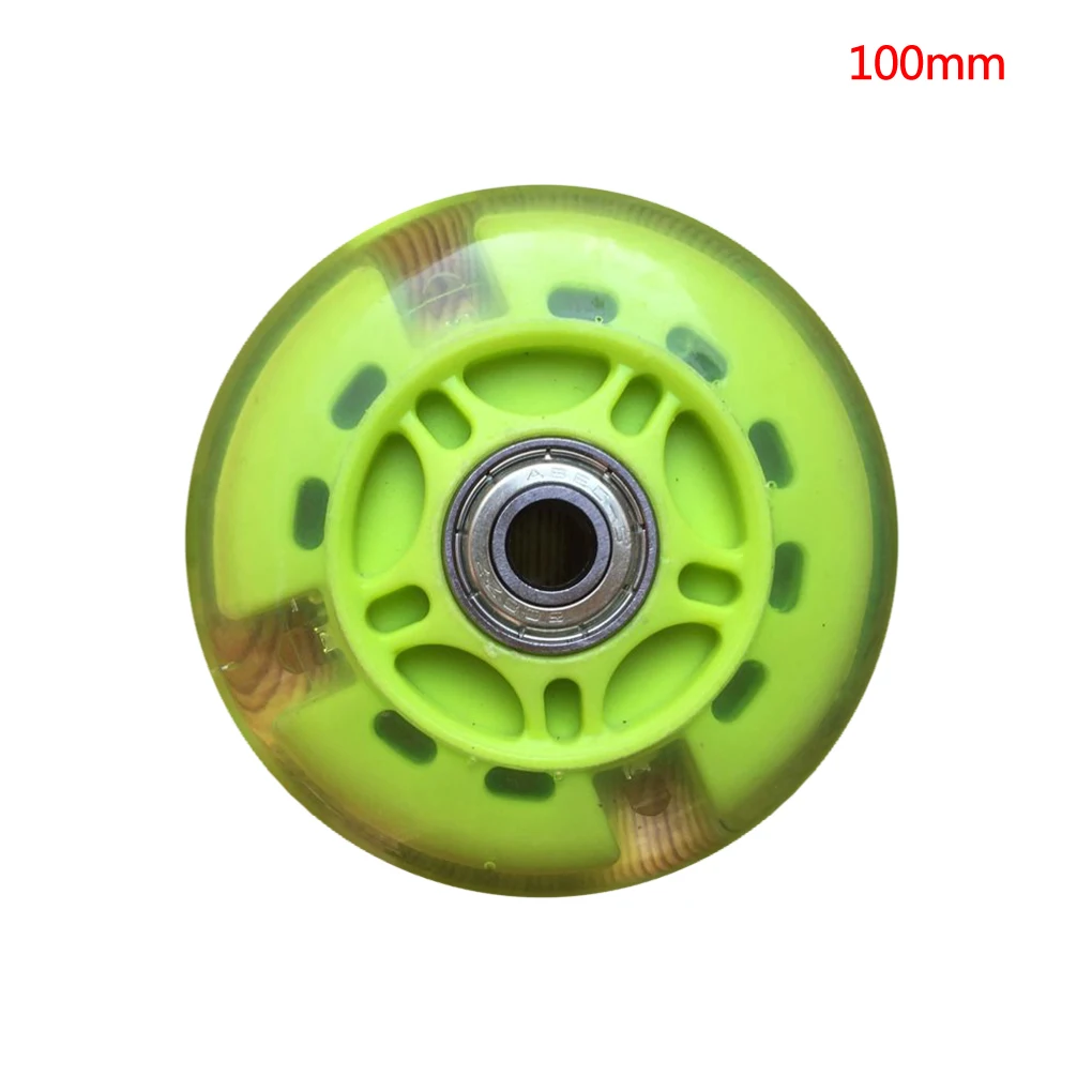 

80mm 100mm 120mm Scooter Wheel LED Flash Light Up Scooter Wheel for Scooter Bearings with 5 Colors Light Kid Gifts toys