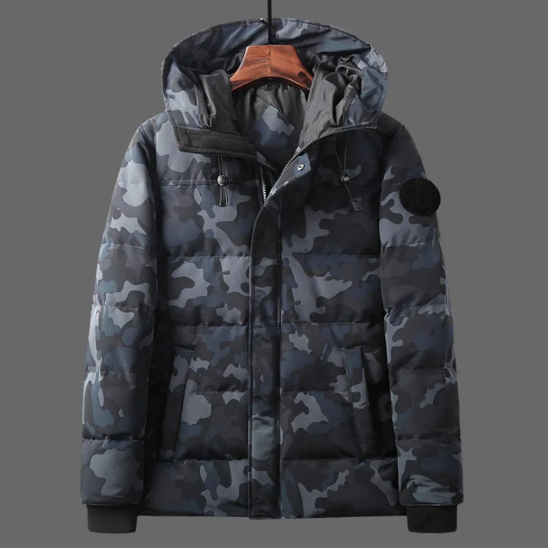 Winter Men's jacket Thicken Camouflage Parkas Cotton-padded Hooded Jackets Warm Military Tactical Windbreak Jacket  high quality