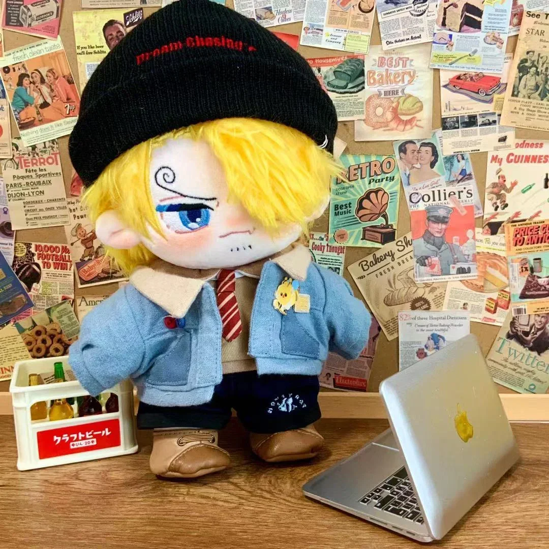 Фото 20 см плюшевые игрушки аниме Vinsmoke Sanji Game Demon, мягкая плюшевая кукла, одежда, мягкая подушка, хлопковая кукла, игрушка для детей, подарки №3