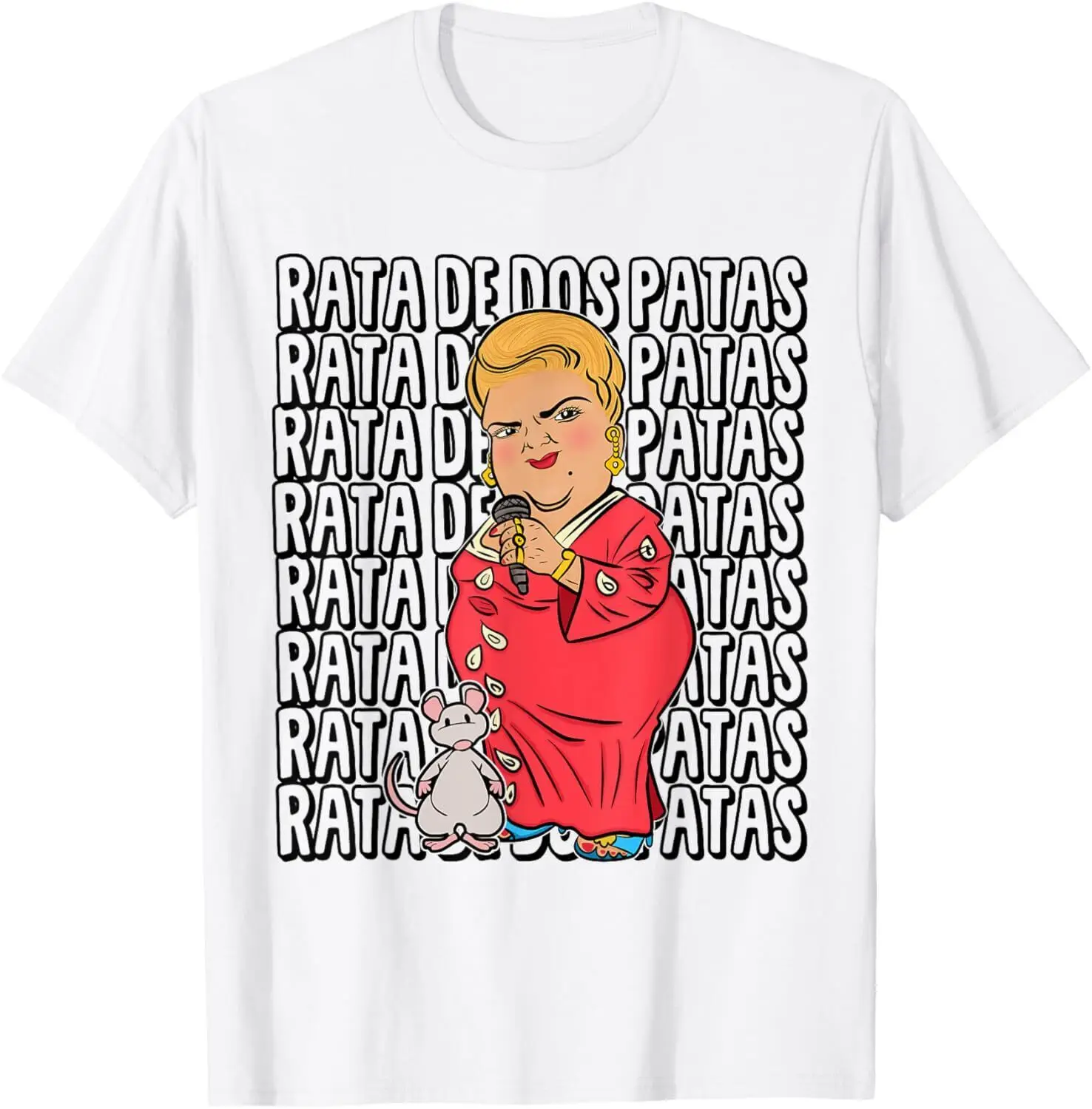 Футболка Rata de dos patas Paquita la del Barrio из хлопка