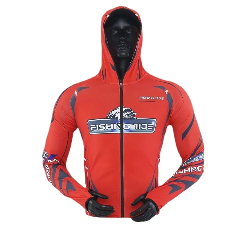Новая летняя одежда для подледной рыбалки Солнцезащитная мужчин уличной морской