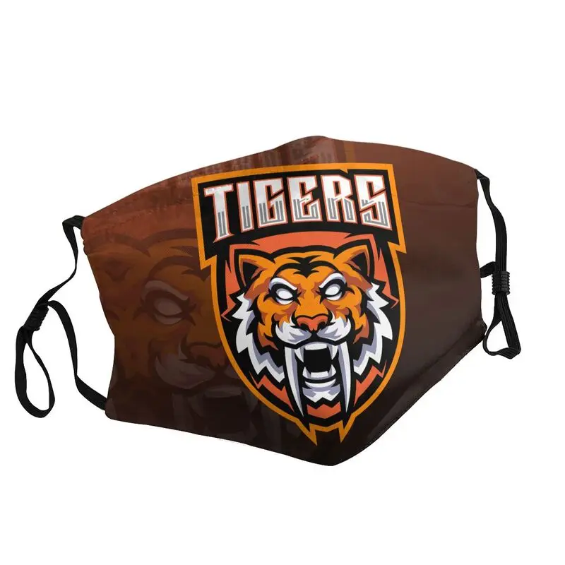 

Игровая маска Esports Tiger, моющаяся маска унисекс для рта, маска для лица против смога, пылезащитный чехол, респиратор, маска для рта