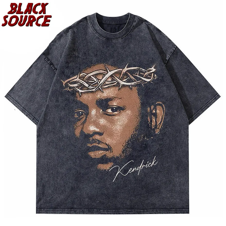 

Футболка мужская оверсайз с принтом в стиле хип-хоп