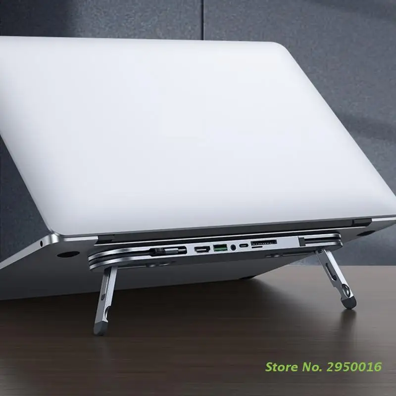 

Универсальная подставка для ноутбука и док-станция для настольных ноутбуков и планшетов Расширительная втулка стойка алюминиевый радиато...