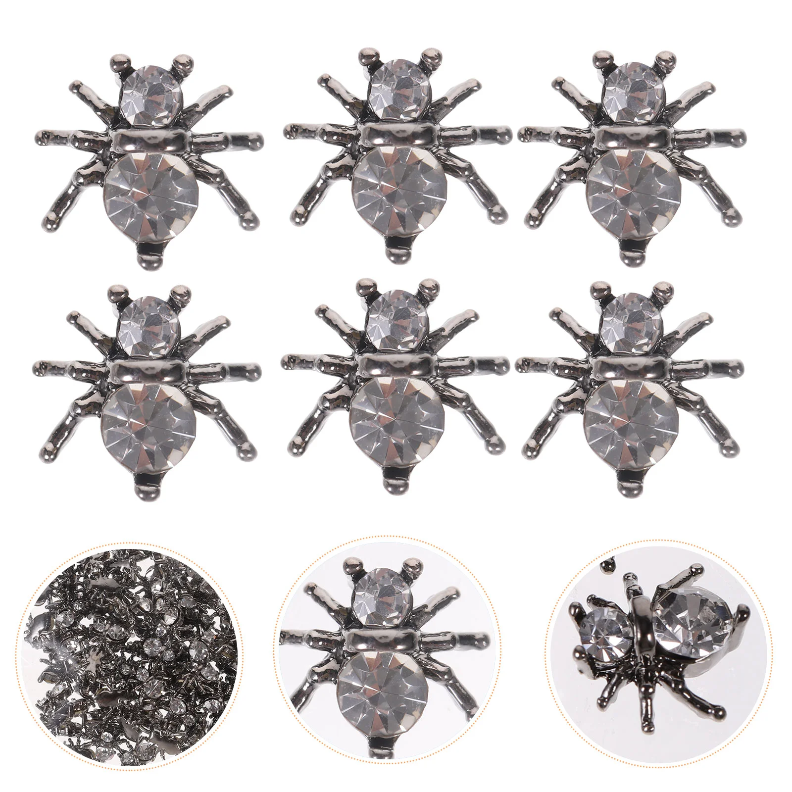 

Nailspider Charmsdecor Diy Charm Rhinestones Rhinestone 3D Jewelrynailsgems Stud Manicure Gothic Embellishments Crystal