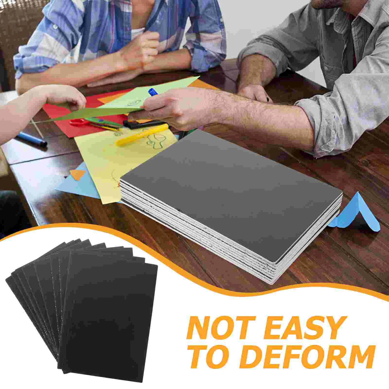 10 шт. плакатная доска пустая пена для украшения поделок небольшие толстые черные