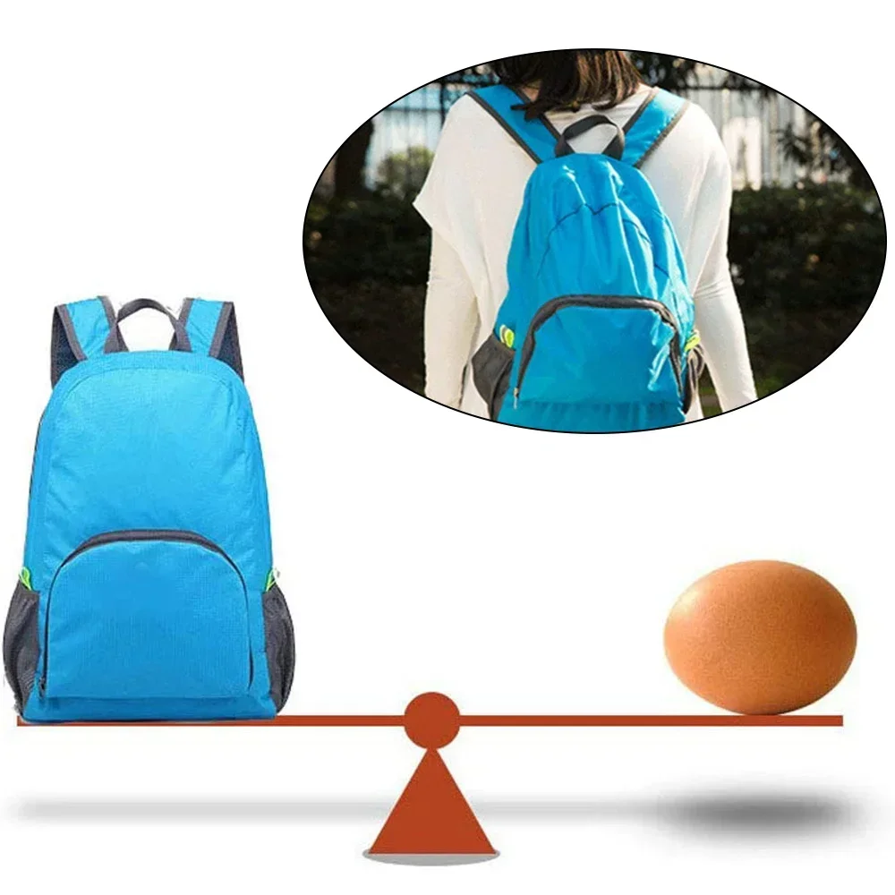 

Unisex Foldable Backpack Travel ightweight Shoulder Backpacks Portable Outdoor Hiking Camping Sport Climbing Organizer Bags