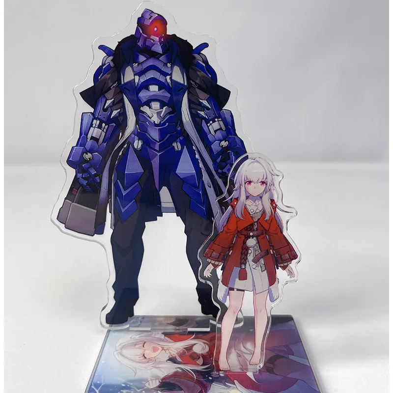 

Anime Honkai: Star Rail Clara Svarog Acrylic Stand Figure Display Model Keychian Cosplay Tabletop Decoration Badge Brooch Pins
