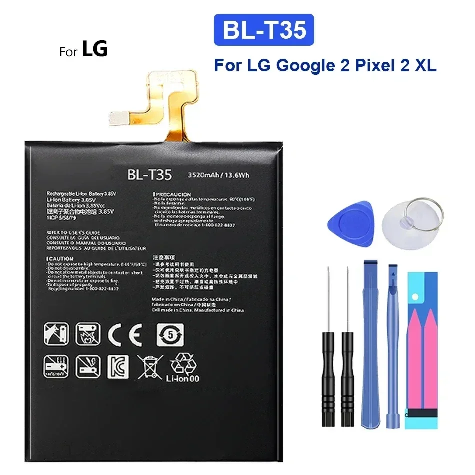 BL-T34 BL-T35 BL-T36 Аккумулятор для LG Google 2 V30 V30A H930 H932 LS998 телефона Pixel XL K30 X410TK Аккумуляторы