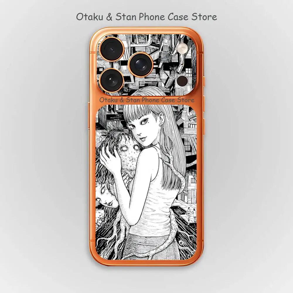 Фото Защитная пленка J-Junji Ito M-manga для объектива iPhone 17 Pro Max, защитная пленка для задней панели телефона. №3