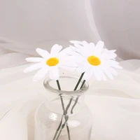 childrens bedroom background wall decor 30pcs diy daisy flower head artificial head photography props jewelry home silk