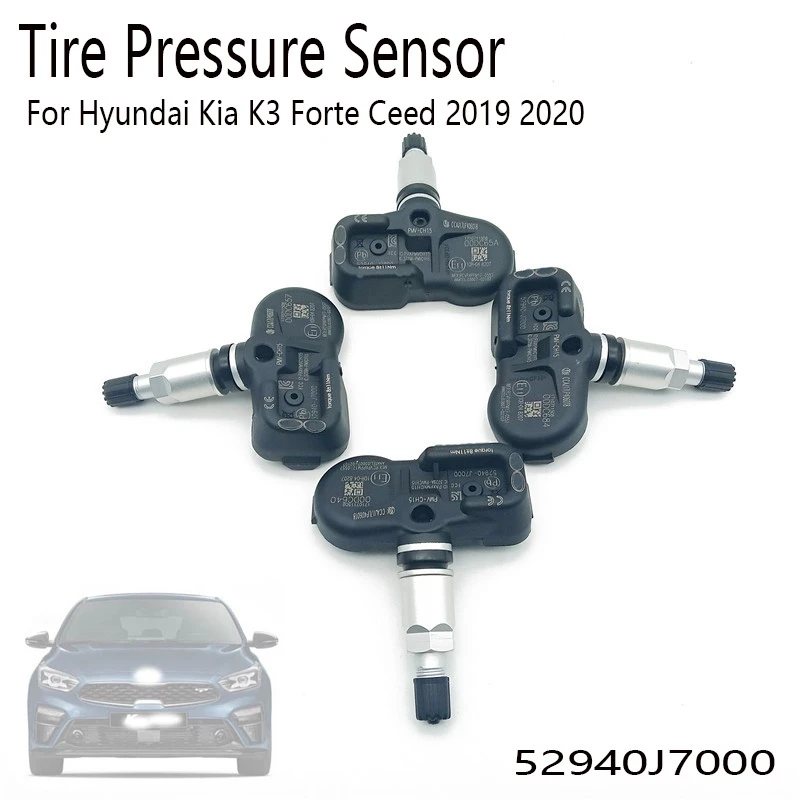 

Датчик давления в шинах, 2 шт., Φ TPMS 52940J7000 для Kia K3 Forte Ceed 2019 2020