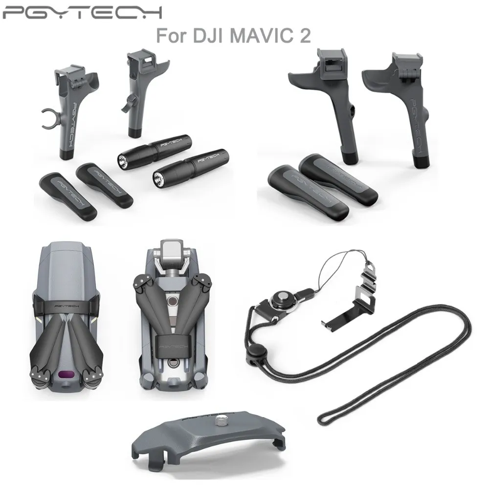 PGYTECH для DJI Mavic Pro/Air 2/Pro светодиодный посадки Шестерни расширение пропеллер с