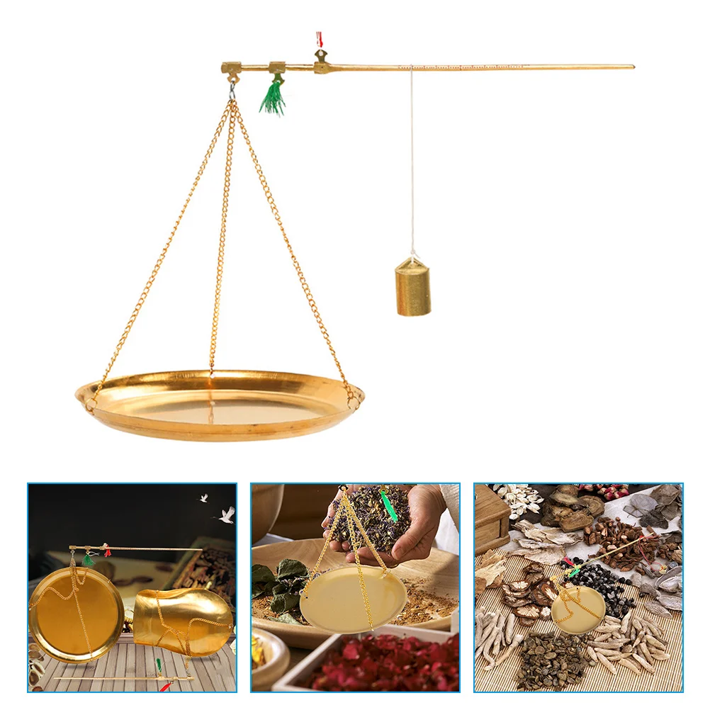 

Brass Fittings Reusable Medicine Scale Store Accessory Tea Wear-resistant Gram Copper Supply