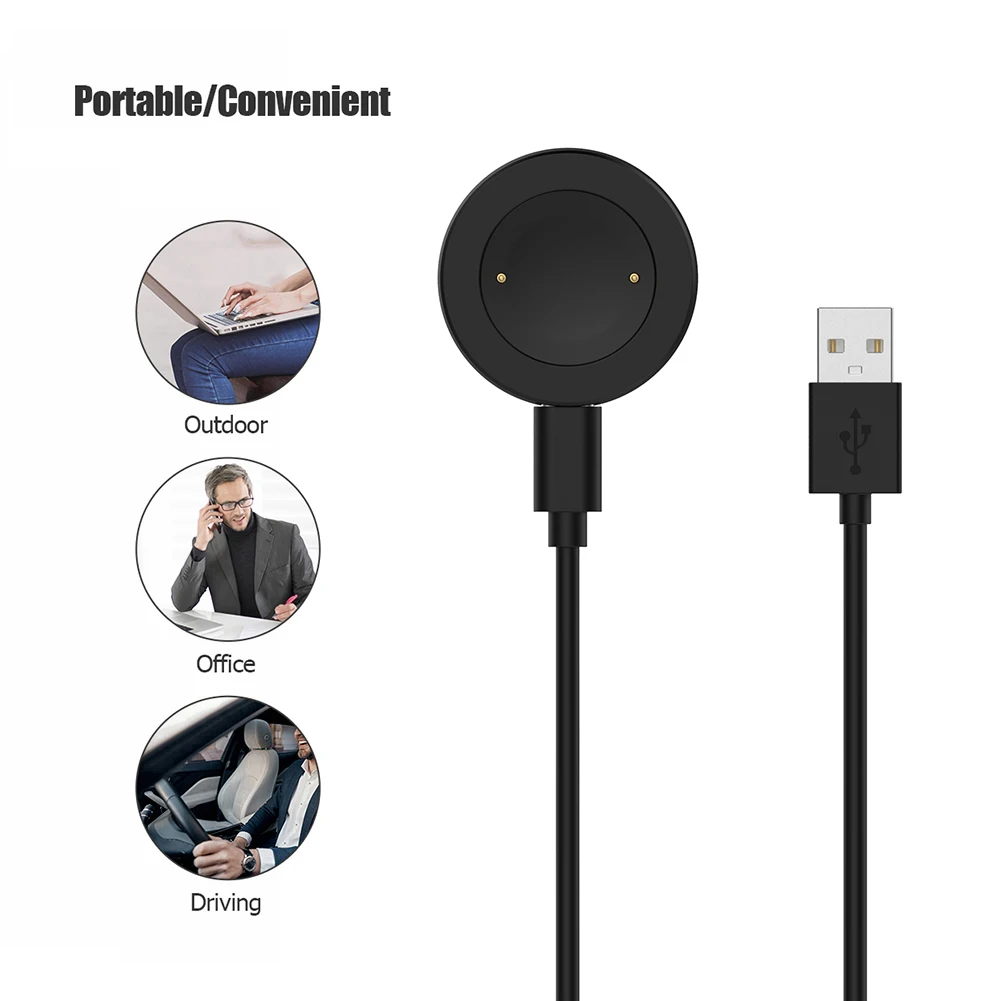 

Mini Portable 100cm Portable USB Cable Cradle Fast Charging Dock Stand for Huawei Honor GS 3 GS3 Smart Watch Charger Accessories