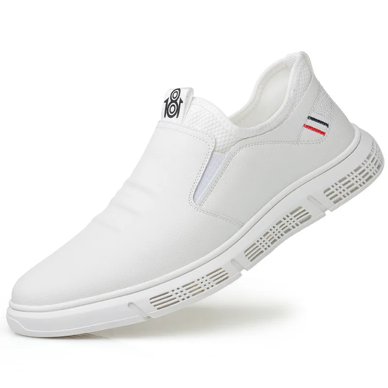 

Men's Leather Shoes 2022 Spring Autumn New Breathable Casual Shoes Men's Fashion Versatile Low-top Shoes for Men