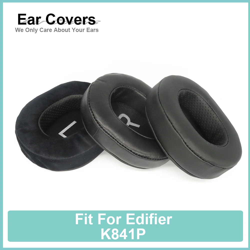 

Earpads For Edifier K841P Headphone Earcushions Protein Velour Sheepskin Pads Foam Ear Pads Black Comfortable
