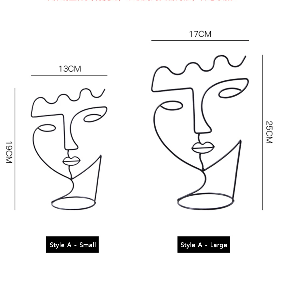 Абстрактный персонаж скульптура художественный декор скандинавские