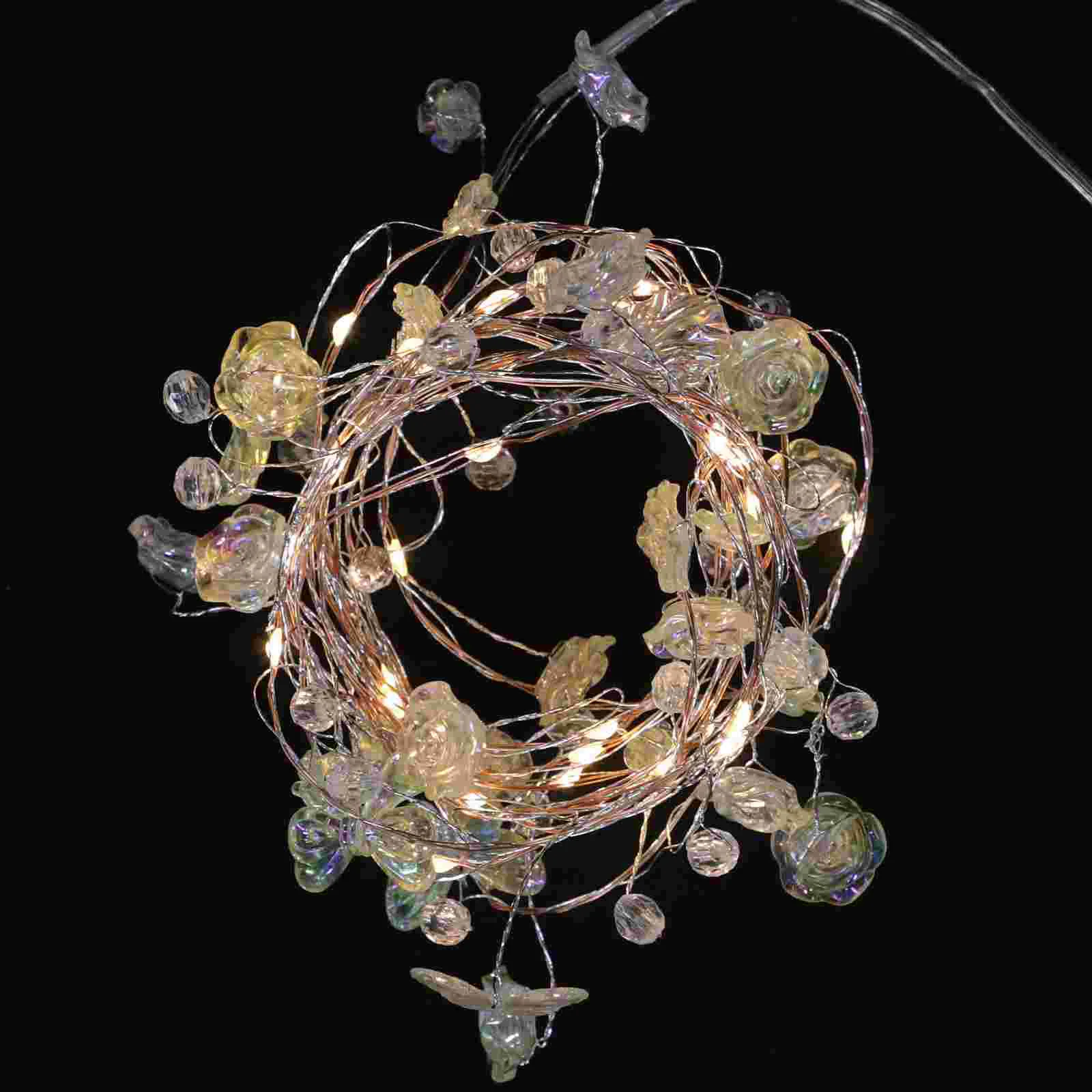 

Декоративная гирлянда из бусин, украшение для улицы