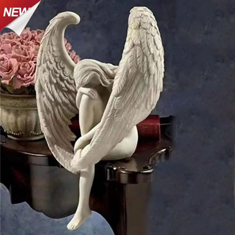 

Resin Crafts Can Be Used For A Long Time Angel Statue Home Decoration Ornaments Non-toxic 220g Synthetic Resin Durable