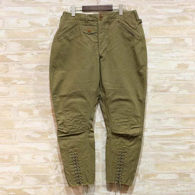 YANGHAOYUSONG Homemade Retro casual cotton breeches small feet big crotch pants