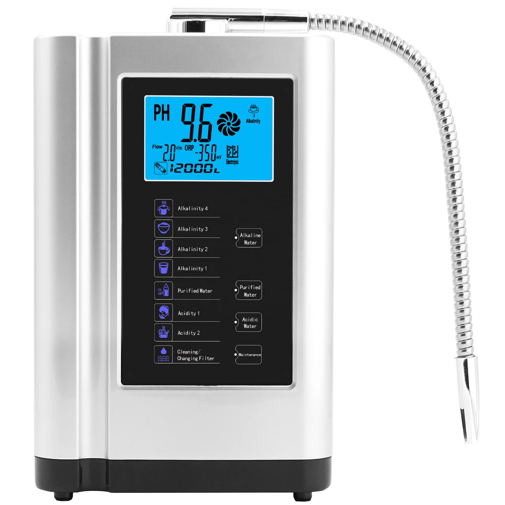 

Alkaline water Ionizer High PH Value 5 Plates Hydrogen rich Machine PH Water Filter Purifier Alkaline Japan Water