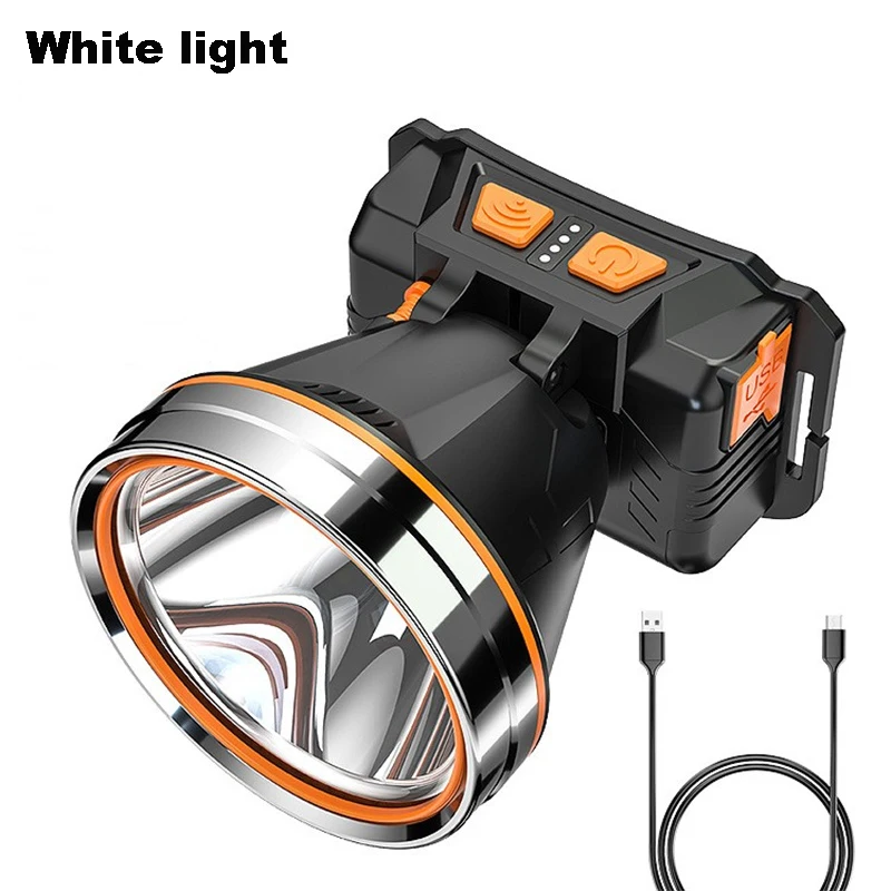

Индукционный налобный фонарь с Usb-зарядкой, уличный фонарь для майнинга, кемпинга, дикой рыбалки, яркий светодиодный фонарь