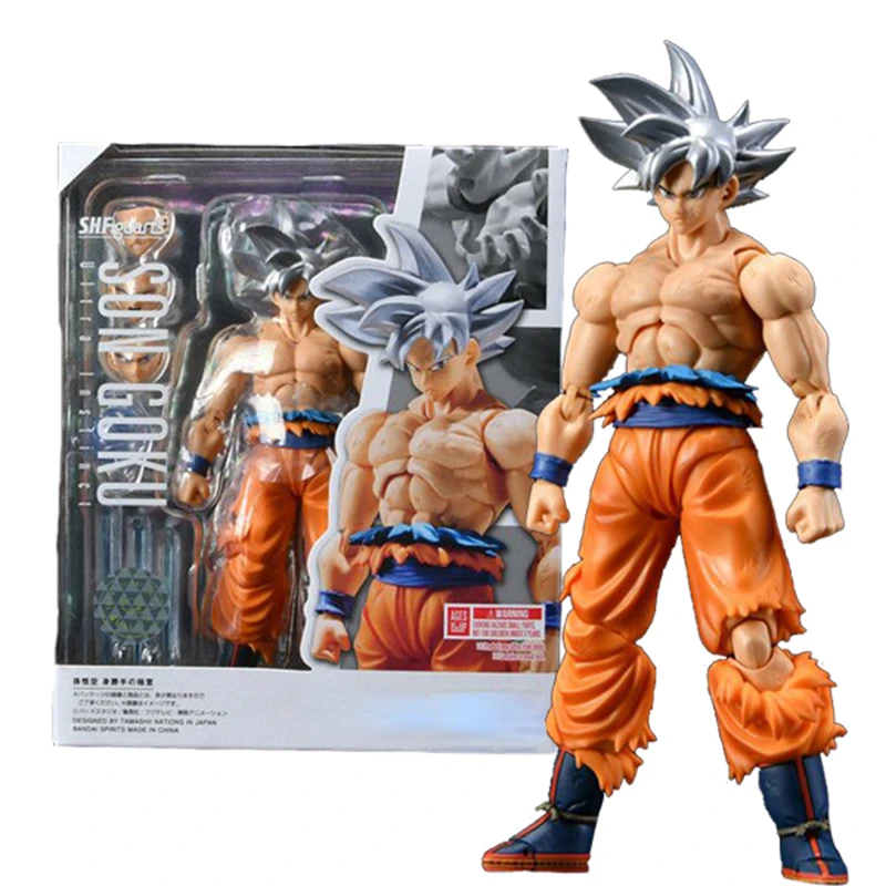 

Dragon Ball Z SHF Son Goku 16cm Anime Figure Super Saiyan Migatte No Goku Manga Action Figures Model Juguetes PVC Toys Gift Doll