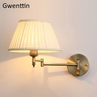 european and american home decoration flexible wall lamp for living room bedside mirror light wall sconces led lighting fixtures