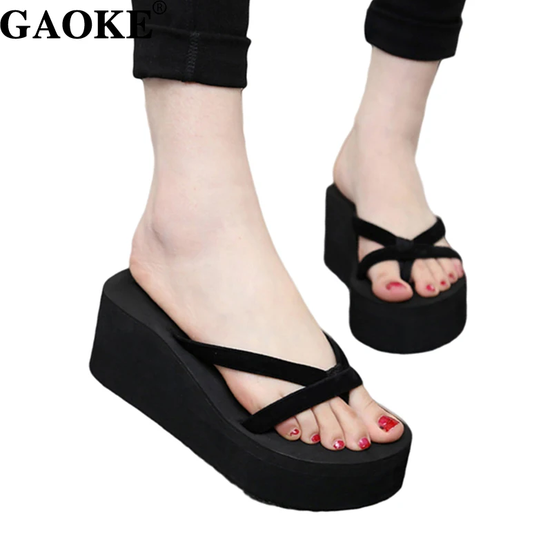 

Woman Flip Flop Sandals Woman Platform Shoes Summer Flip Flops Slippers Beach Sandals Wedges Platform Woman Shoes Lady Footwear