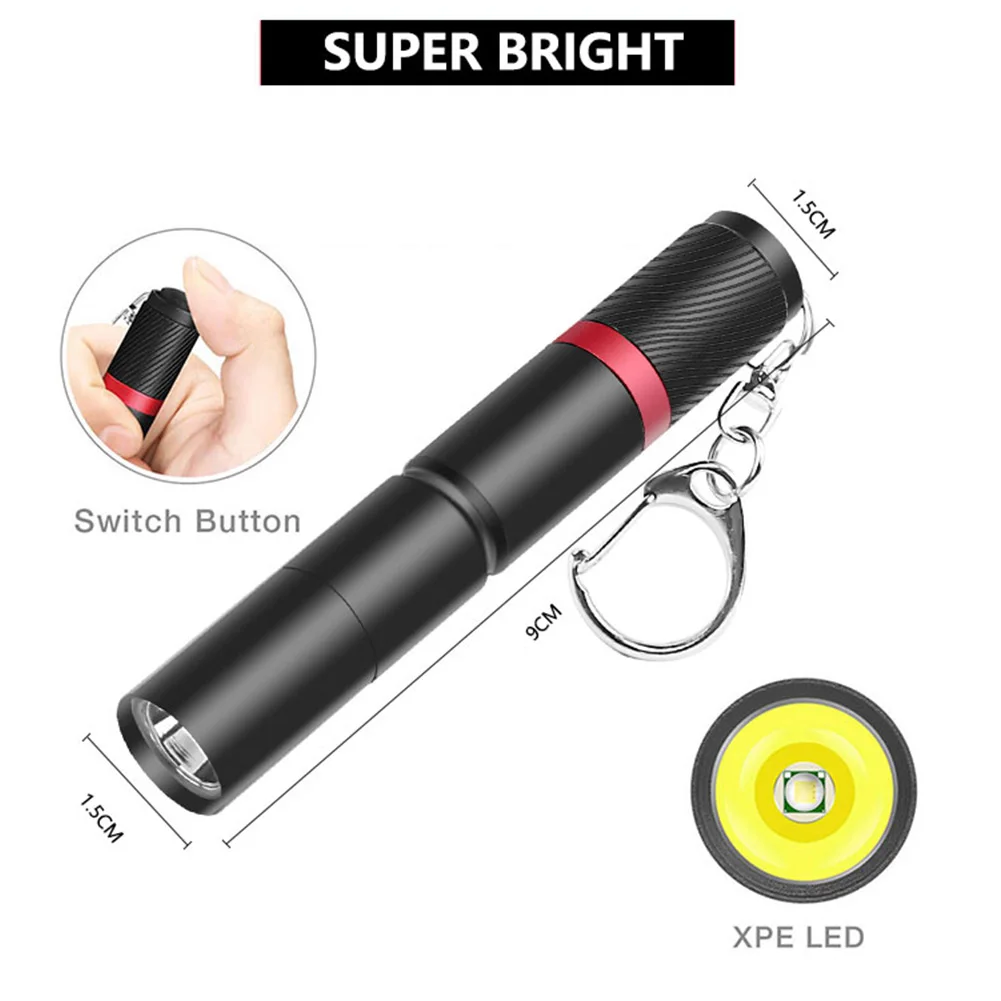 

Ultra Mini LED Flashlight Penlight XPE LED Flashlights Waterproof Camping Torch For the dentist and for Camping Hiking Out