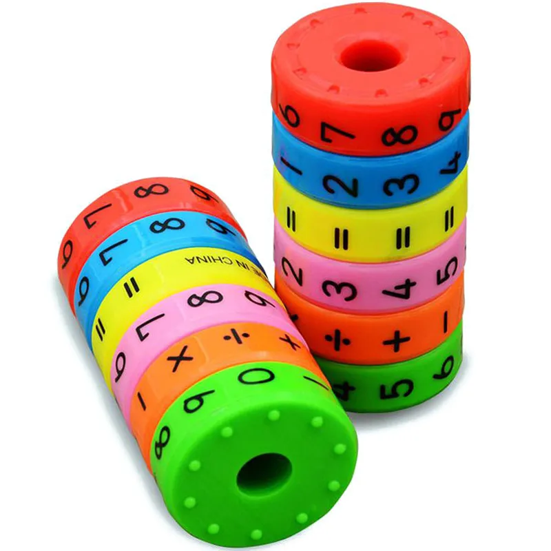 

Магнитные игрушки Монтессори 6 шт., раннее обучение, обучающая игрушка для детей, математические бизнес-номера, «сделай сам», детские подарки