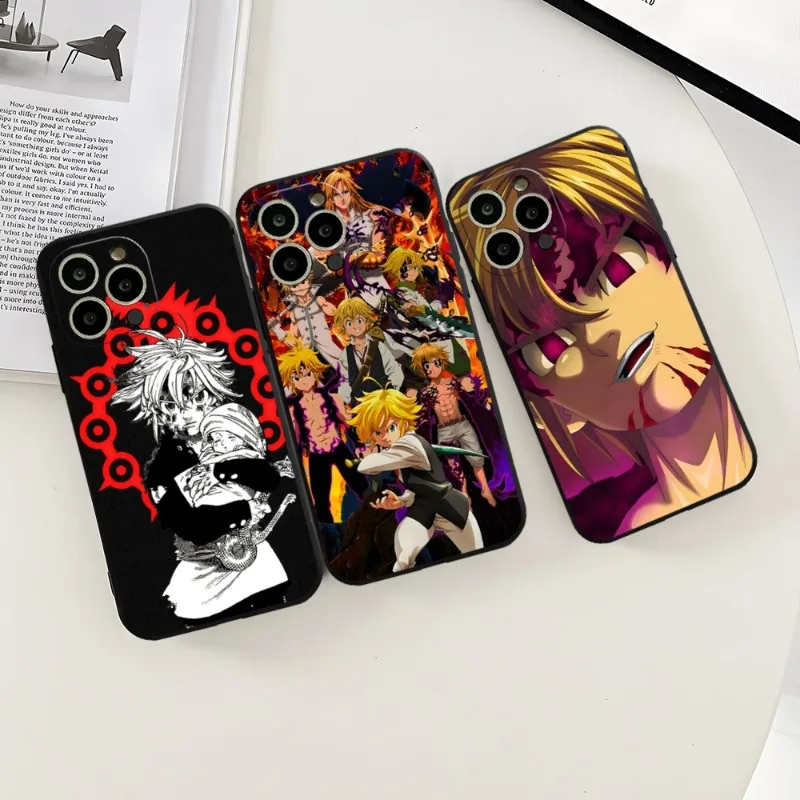 

Meliodas Anime Phone Case For Iphone 12ProMax 11 13 14 Pro Xs Max Mini Xr X 7 8 6 6s Plus Fundas Cover